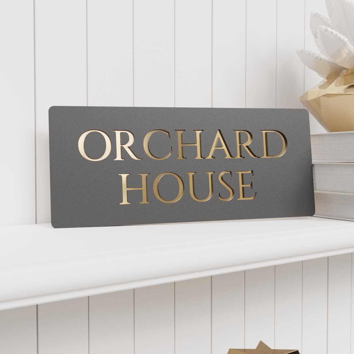 Landscape House Name Sign - Artemis