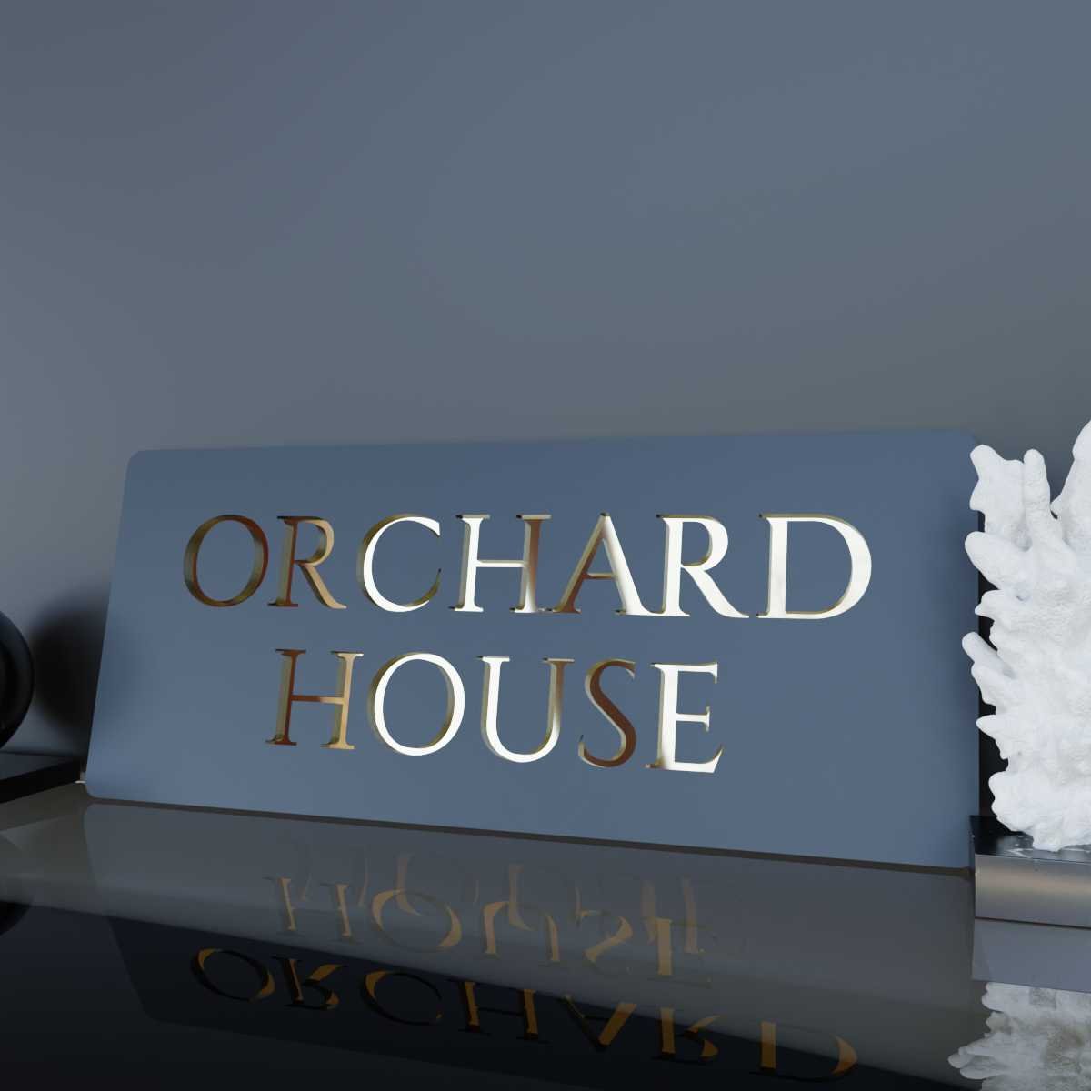 Landscape House Name Sign - Artemis