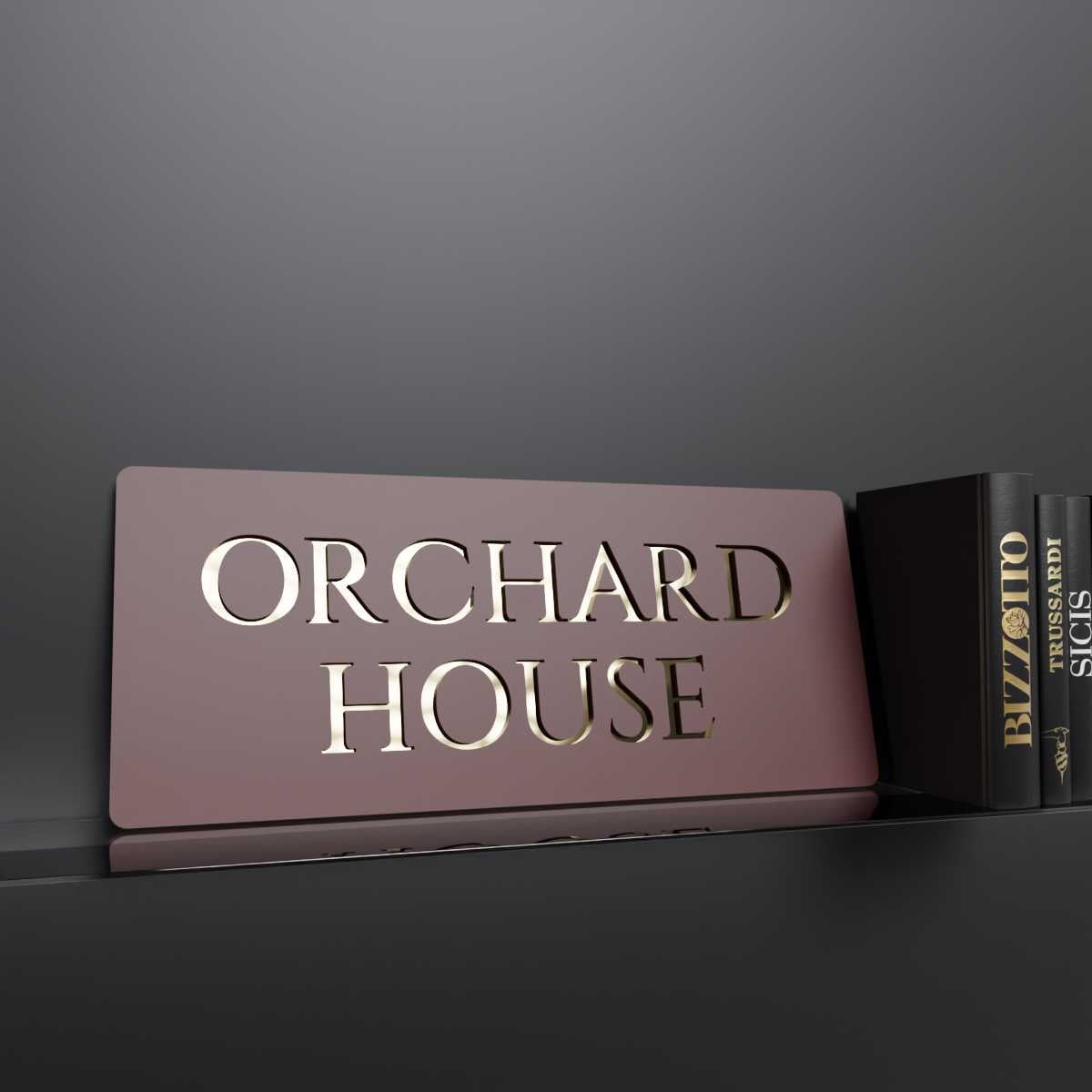 Landscape House Name Sign - Artemis