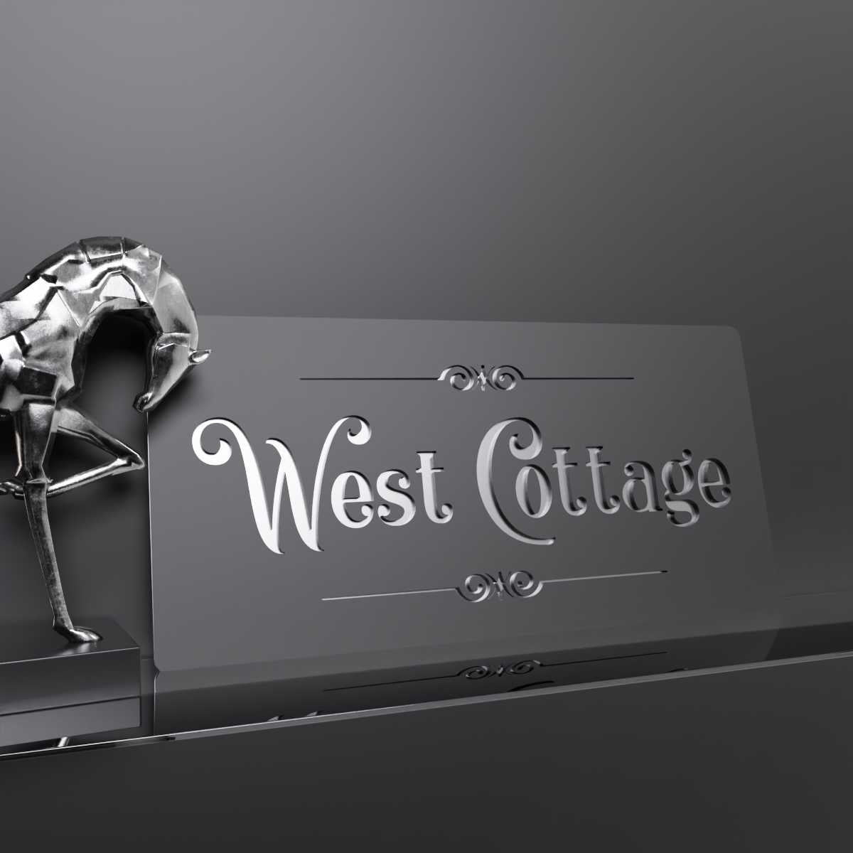 Modern Creative House Name Sign - Atri