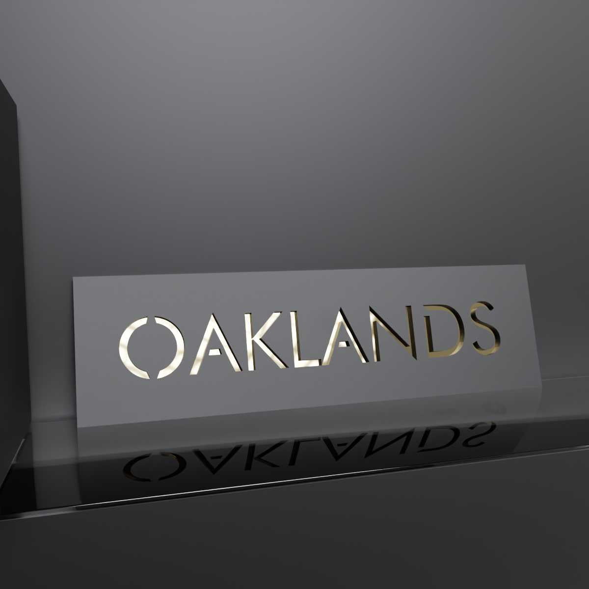 Modern Landscape House Name Sign - Enyo