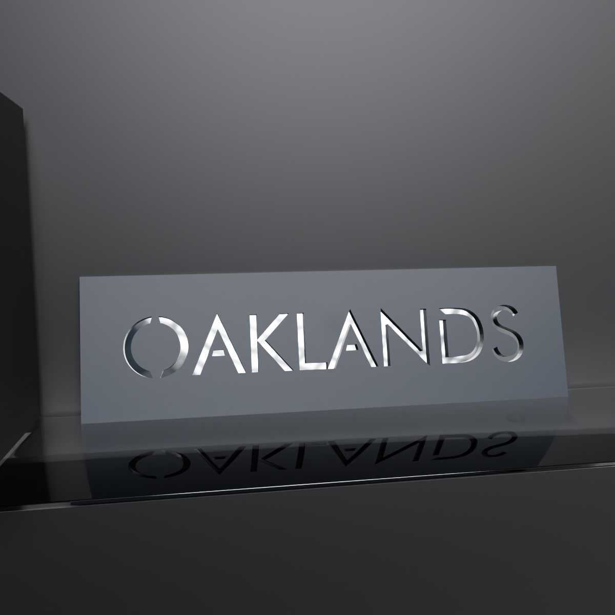 Modern Landscape House Name Sign - Enyo