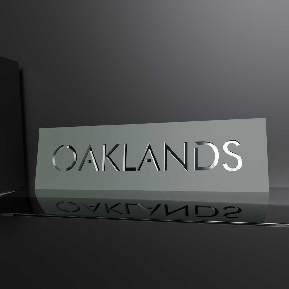 Modern Landscape House Name Sign - Enyo
