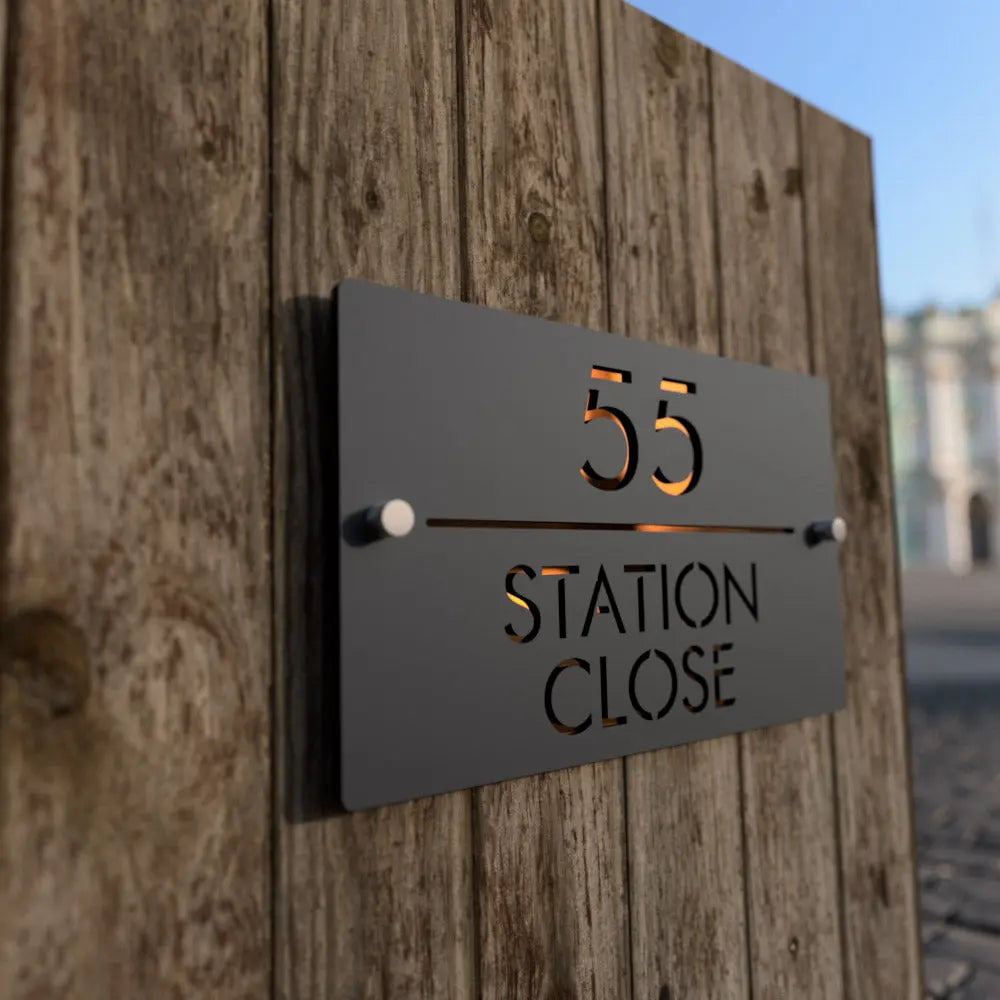 Rectangular House Sign - Pallas