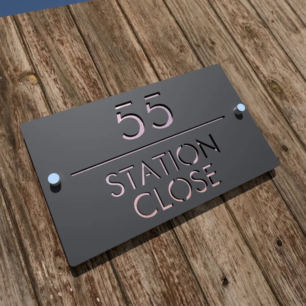 Rectangular House Sign - Pallas